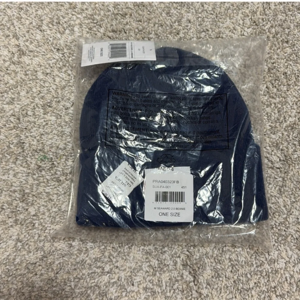 Hurley Seaward 2.0 Logo Beanie in Navy Blue NWT